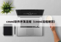 cmmi软件开发流程（cmmi流程规范）