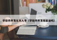 学软件开发从何入手（学软件开发有前途吗）